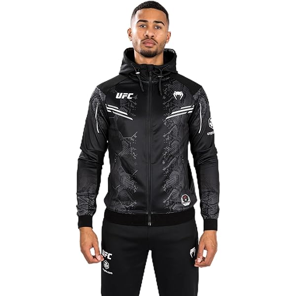 Amazon.co.jp: [VENUM] ジップアップパーカー UFC AUTHENTIC FIGHT